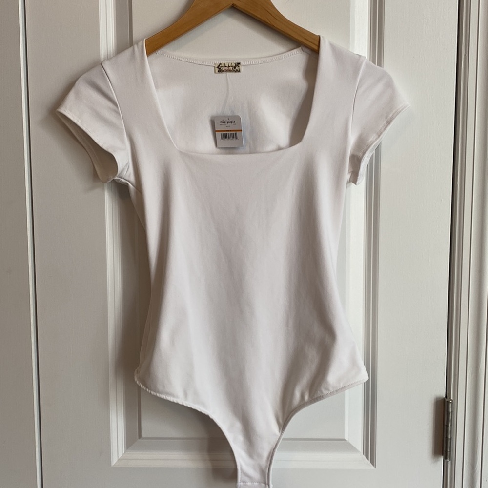 Free People White Body Suit - Size S - NWT